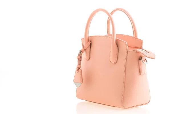 Beautiful elegance and luxury fashion pink women handbag — Stock Photo, Image