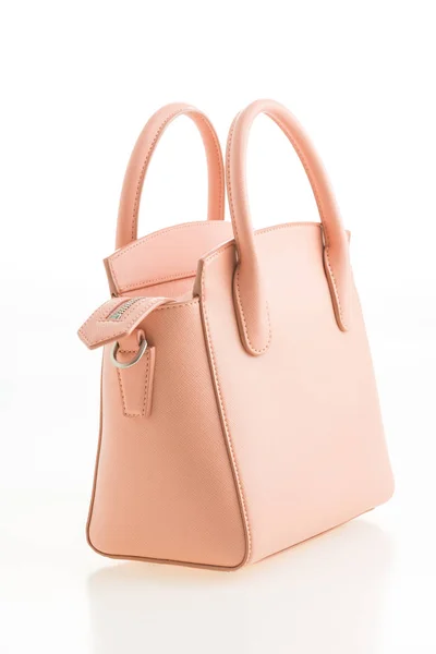 Linda elegância e luxo moda rosa mulheres bolsa — Fotografia de Stock