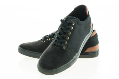 Güzel siyah deri ayakkabı