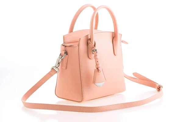 Schöne Eleganz und Luxus Mode rosa Frauen Handtasche — Stockfoto