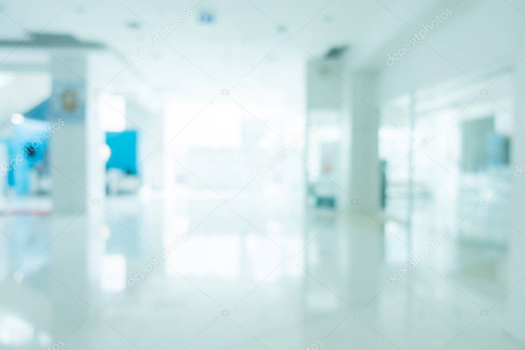 Abstract blur hospital and clinic interior