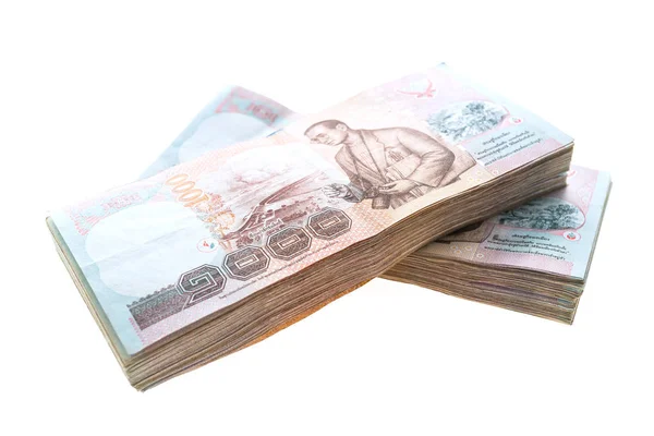 Thai banknote and cash — Stock Photo, Image