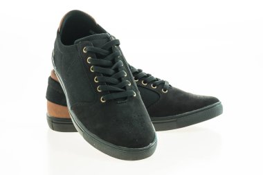 Güzel siyah deri ayakkabı