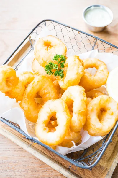 Crispy calamari rings — Stock Photo, Image