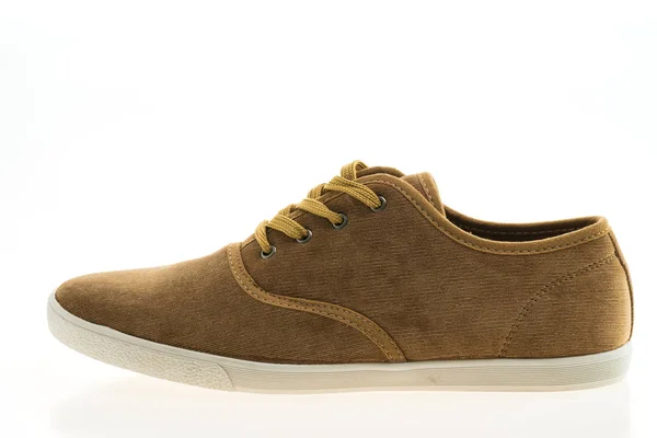 Schuhe aus braunem Leder — Stockfoto