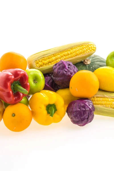 Gemischtes Gemüse und Obst — Stockfoto