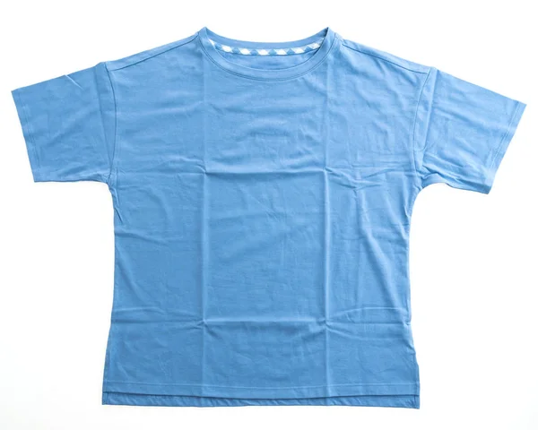 Blue textile t-shirt — Stock Photo, Image