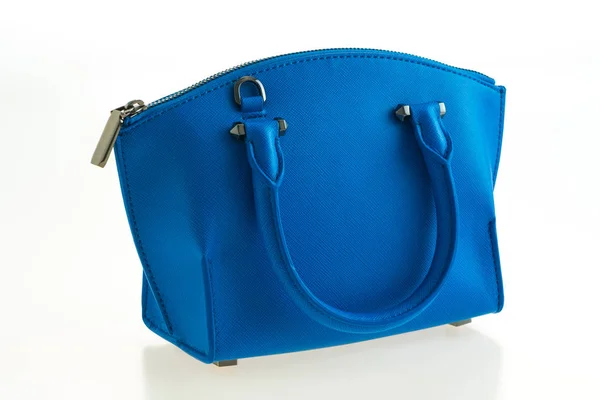 파란색 여자 핸드백 — 스톡 사진