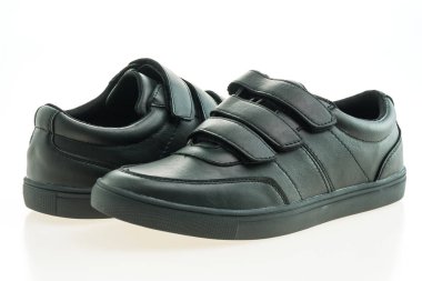 Güzel siyah deri ayakkabı