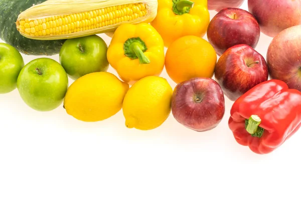 Legumes e frutos maduros — Fotografia de Stock