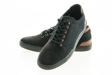 Güzel siyah deri ayakkabı