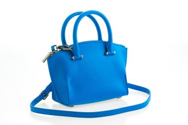 lüks mavi deri çanta 