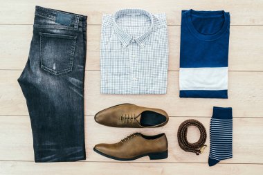 Erkekler moda seti