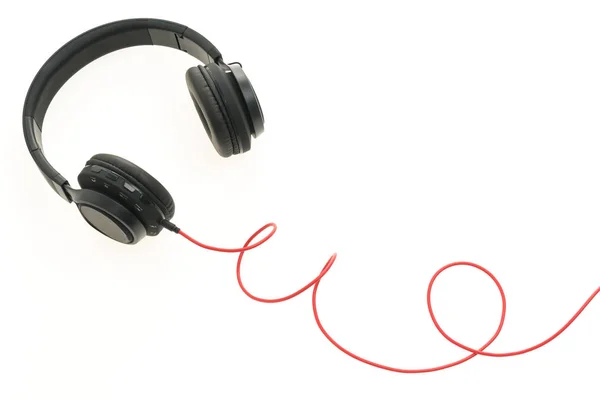 聴くのためのヘッドフォン オーディオ — ストック写真