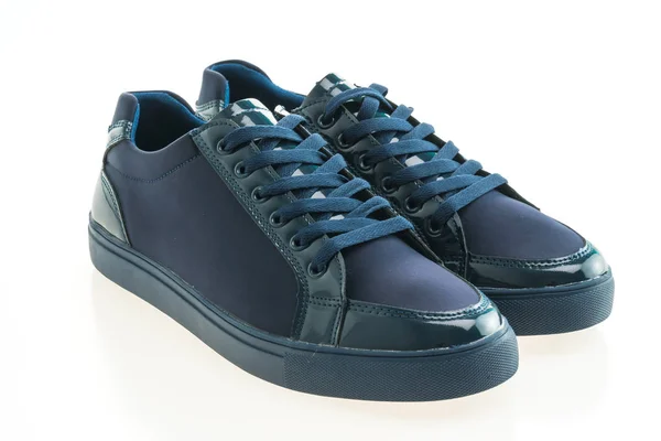 블루 가죽 신발 — 스톡 사진