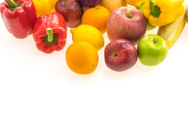 Mixed Vegetables and Fruits — Stock Photo, Image