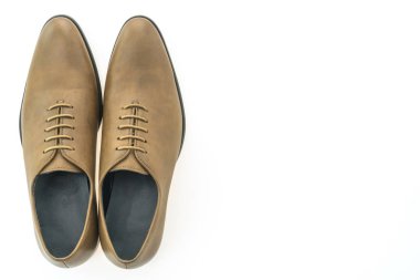 lüks deri kahverengi erkek ayakkabıları