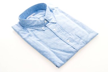 gömlek üzerine beyaz izole