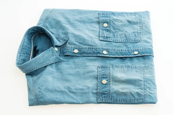 Moda camisa jeans — Fotografia de Stock