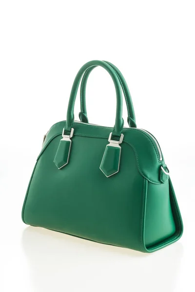 Luxury green handbag — Stock Photo, Image