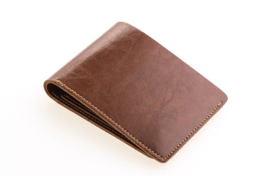 kahverengi deri cüzdan