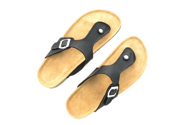Men leather sandal  clipart