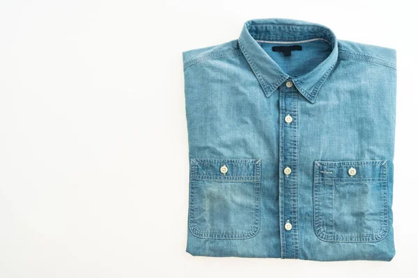 Модная джинсовая рубашка — стоковое фото