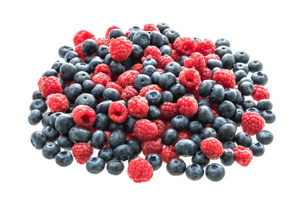 Blueberry and Rasberry fruit — Stock Photo, Image