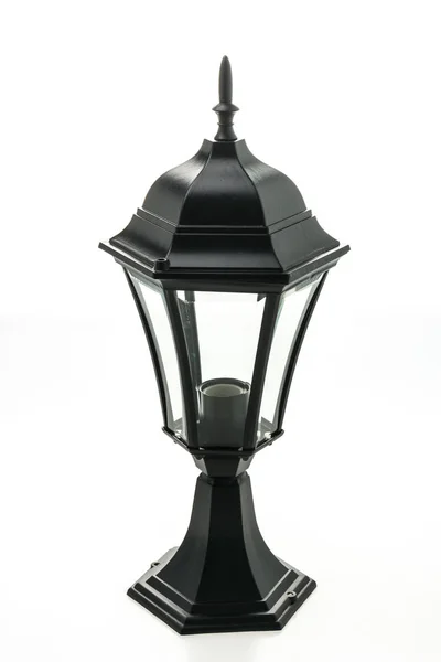 Decoración de lámpara negra — Foto de Stock