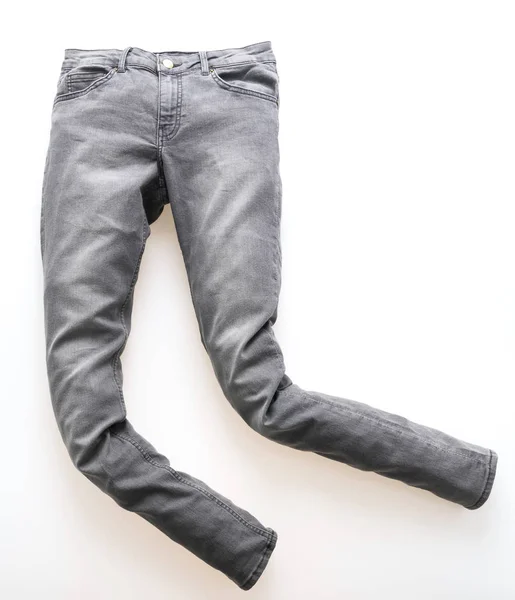 Moda jeans grises para ropa — Foto de Stock