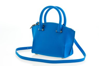 lüks mavi deri çanta 