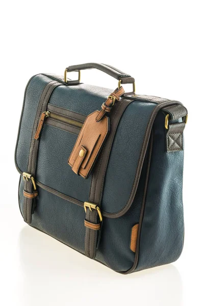 Gyönyörű bőr messenger bag — Stock Fotó