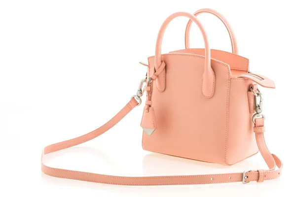 Luxury pink women handbag — Stock Photo, Image