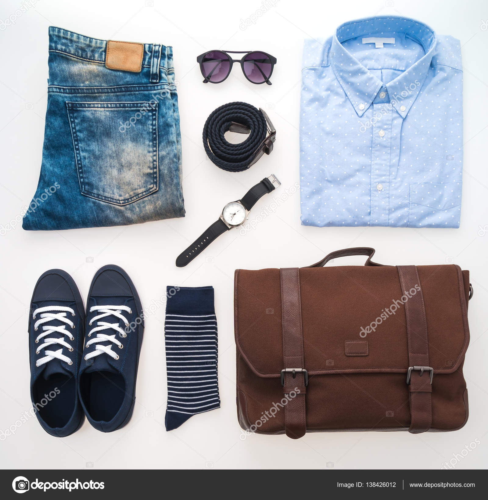 Beautiful fashion clothes set for men Stock Photo by ©mrsiraphol 138426012