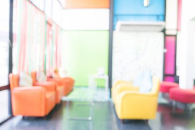 Soyut bulanıklık lobi ve otel iç