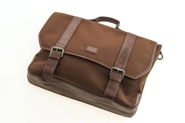 Gyönyörű bőr messenger bag — Stock Fotó