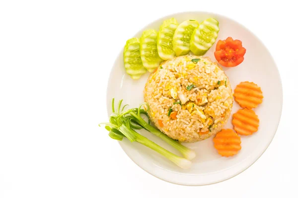 Fried rice with crab meat — Stock Photo, Image