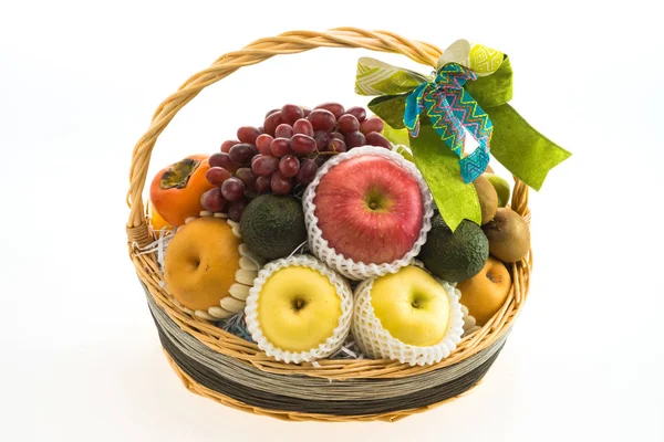 Cesta de frutas doces — Fotografia de Stock