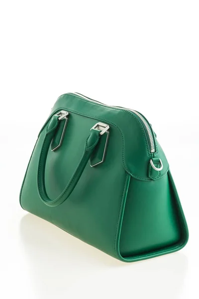 Bolsa verde de luxo — Fotografia de Stock