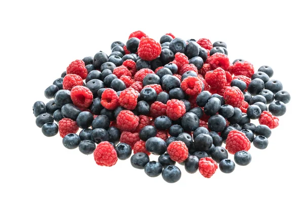 Blueberry and Rasberry fruit — Stock Photo, Image