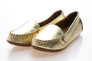 moda altın kadın ayakkabı