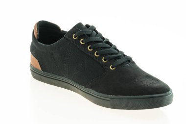 Güzel siyah deri ayakkabı