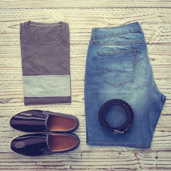 Homens Conjunto de roupas — Fotografia de Stock