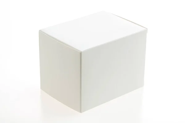 Vysmívat se papírová krabice — Stock fotografie