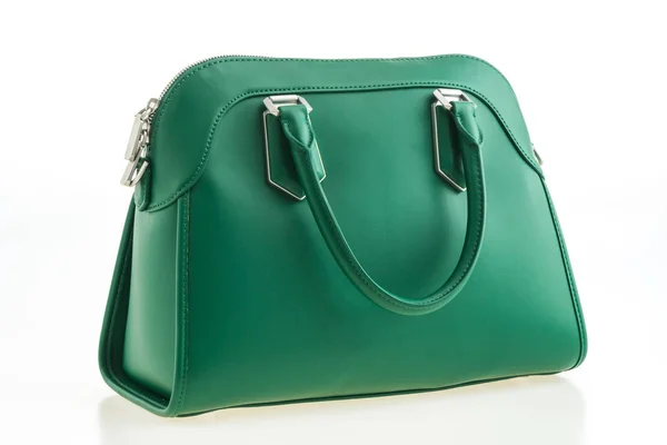 Luxury green handbag — Stock Photo, Image