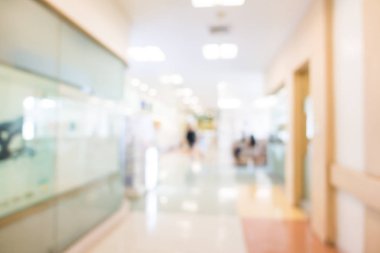 Soyut bulanıklık hastane ve klinik iç