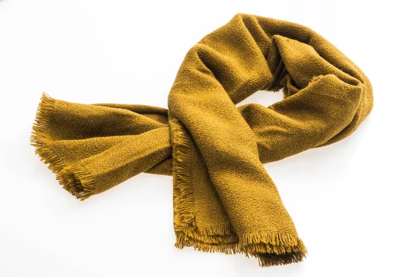 Moda sarı eşarp kış sezonu — Stok fotoğraf