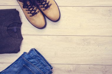 Üstten Görünüm giyim