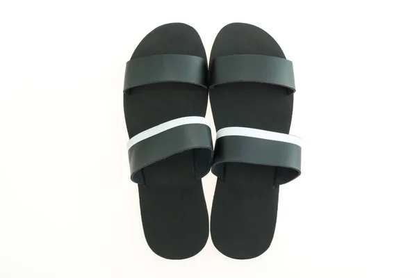 Kožené boty a sandály — Stock fotografie