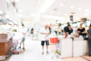 Soyut bulanık alışveriş merkezi